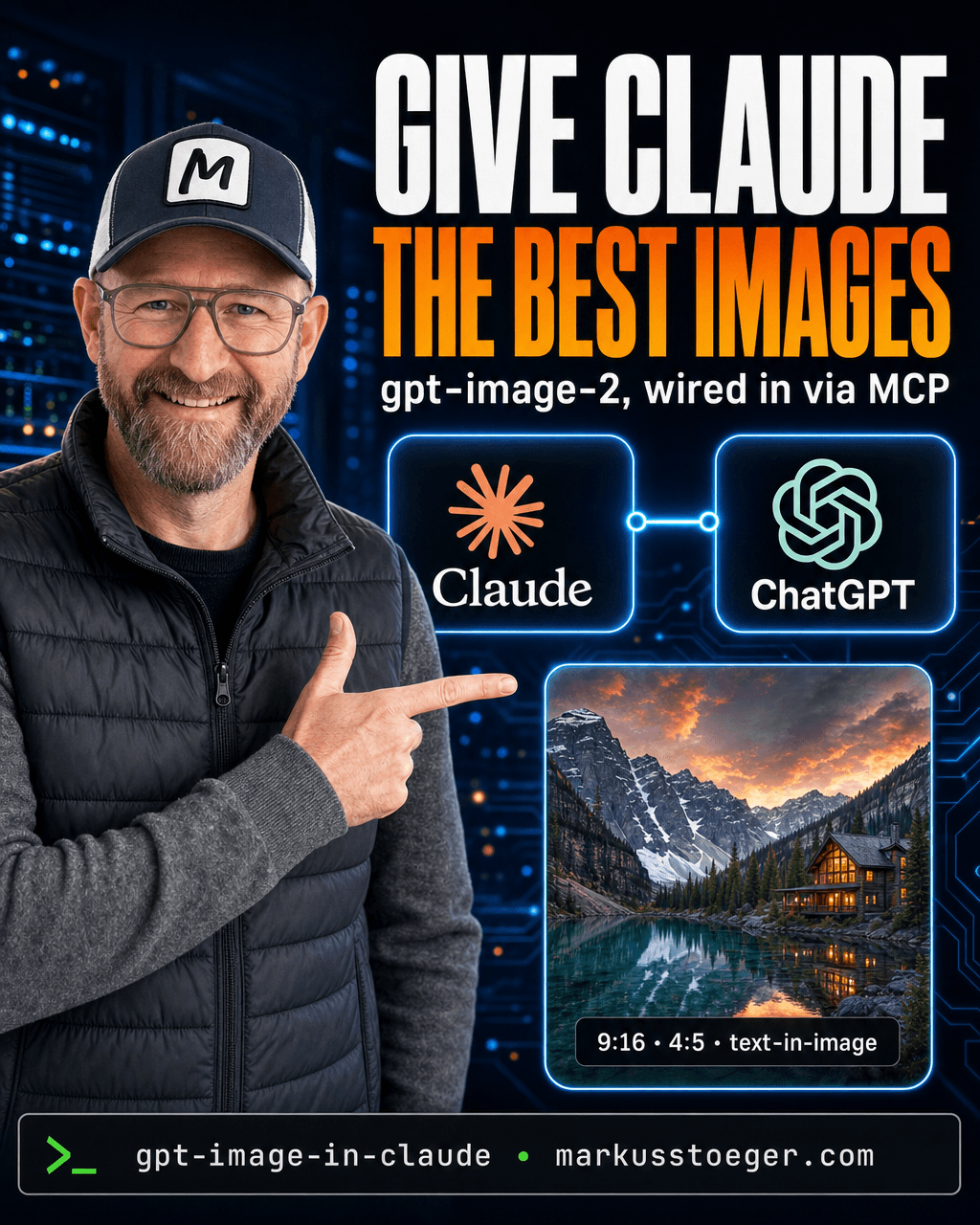 Give Claude the best image generator: gpt-image-2, via MCP