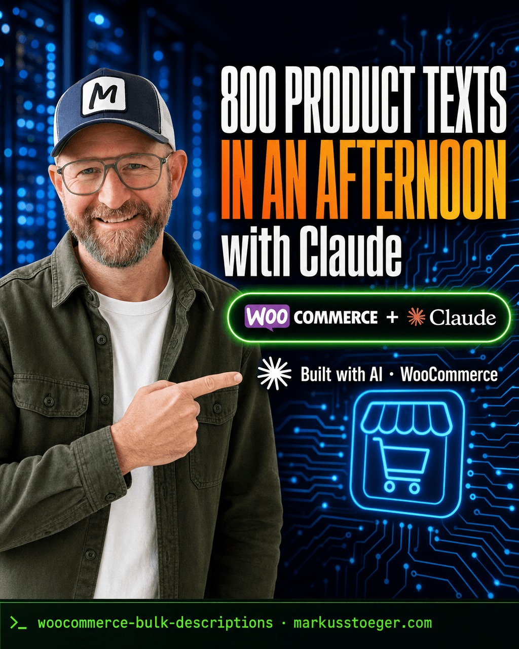 Write 800 WooCommerce product descriptions in an afternoon with Claude