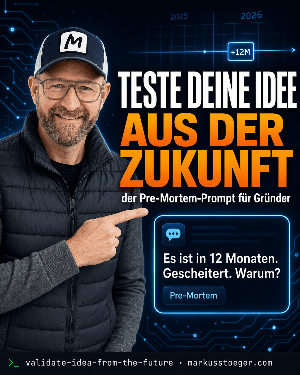 Deine Business-Idee testen — indem du 1 Jahr in der Zukunft startest