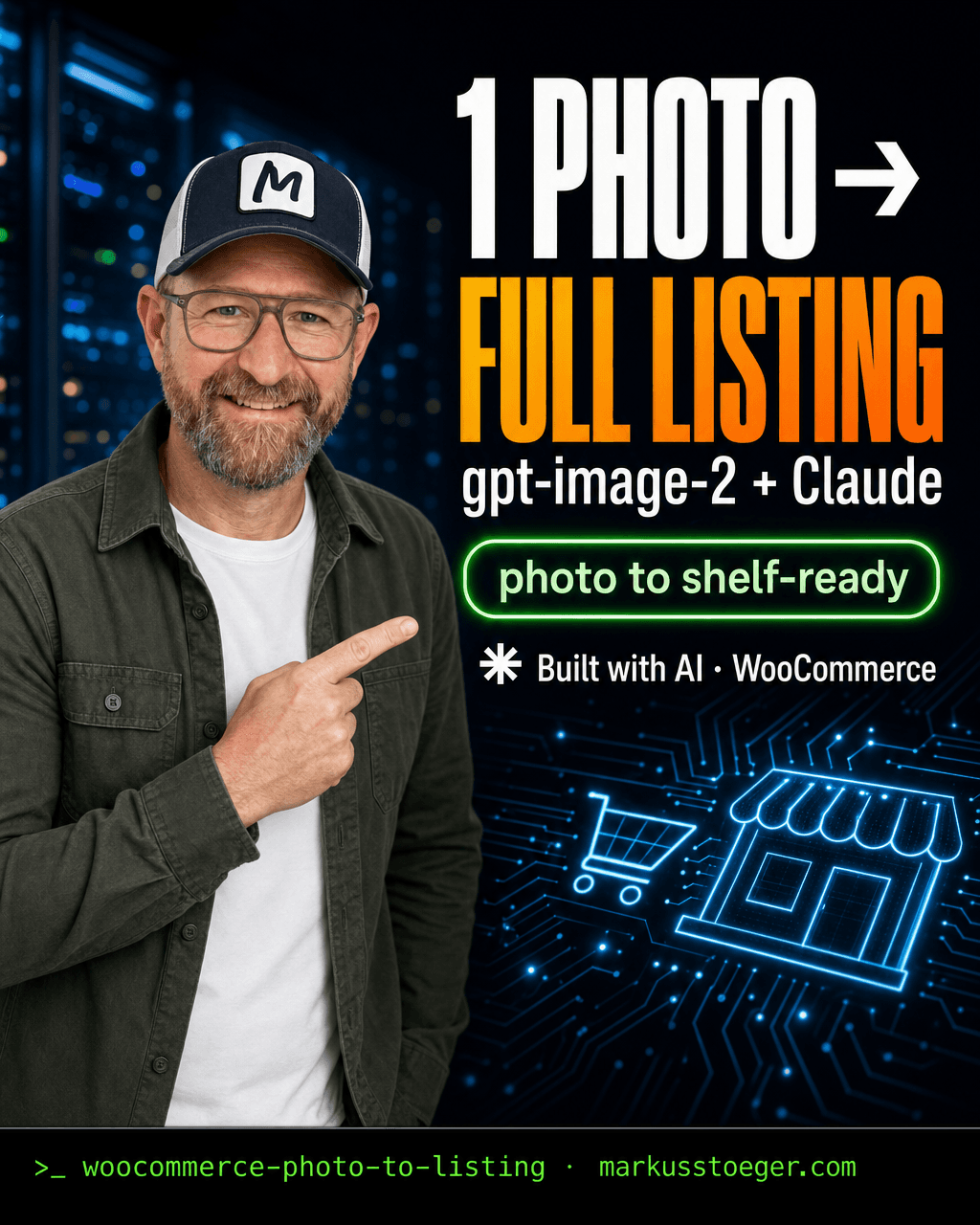 From one phone photo to a finished WooCommerce listing with AI
