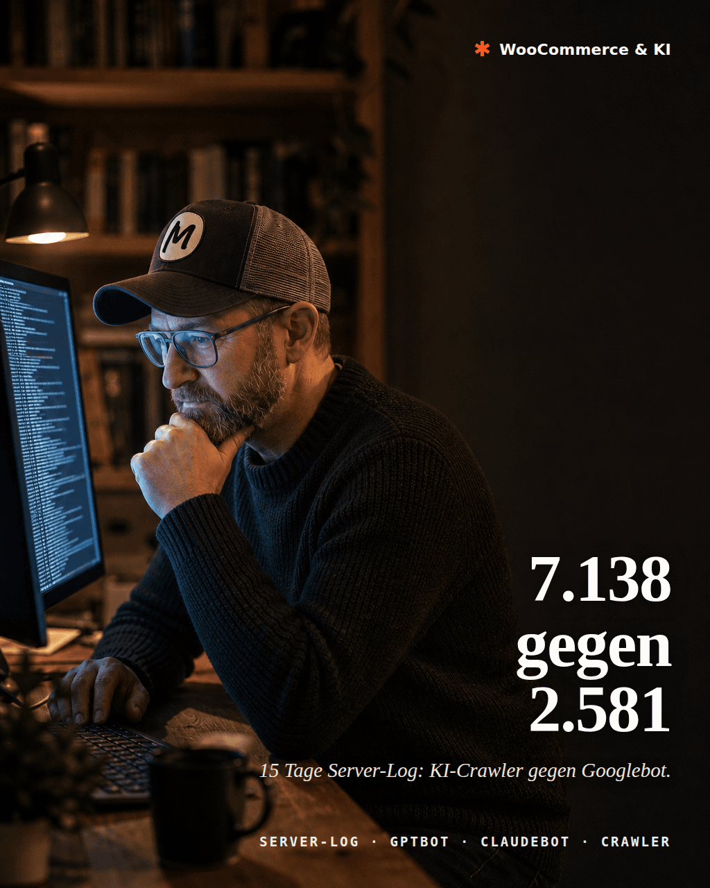Wer crawlt deinen Shop wirklich? 15 Tage Server-Log, ausgewertet